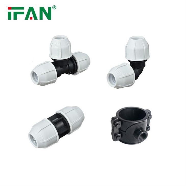 Certified PP Compression Fitting For PE Pipeline high quality